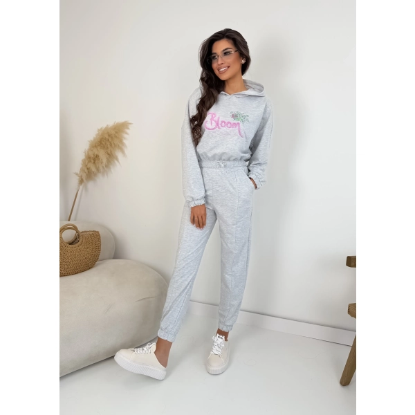 Komplet dresowy damski BLOOM MOJO – bluza + spodnie premium